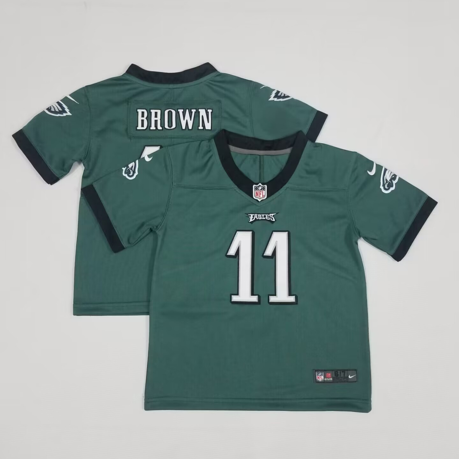 Toddler Nike Eagles #11 Carson Wentz Midnight Green Team Color Stitched NFL Vapor Untouchable Limited Jersey
